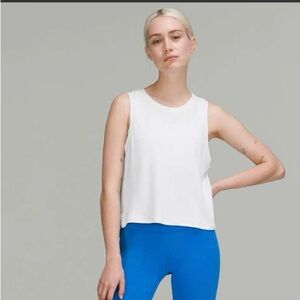 Lululemon Train to Be tank top, white